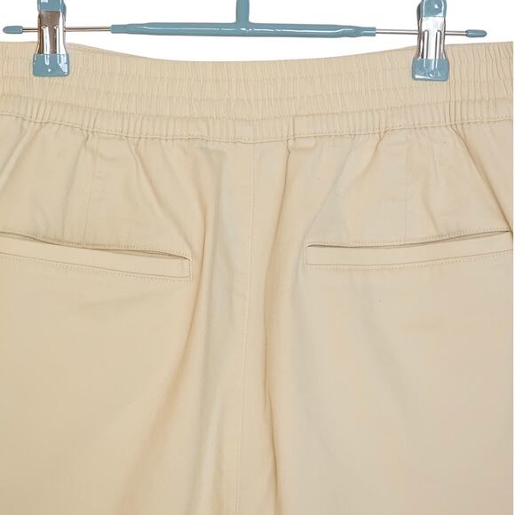 On 34th Light Tan High Rise Wide Leg Khaki Chino Classic Pants - Picture 5 of 8